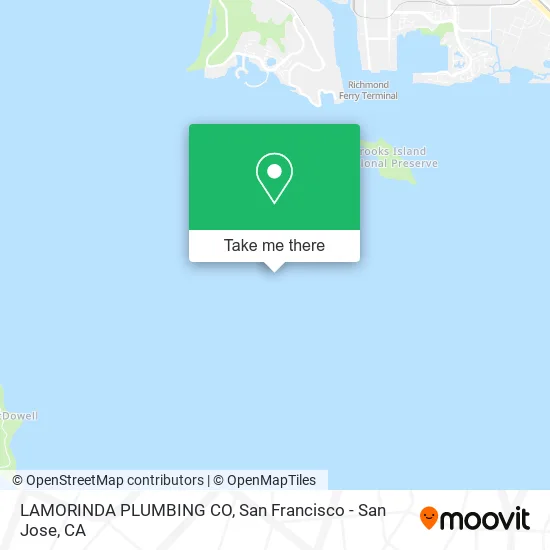 LAMORINDA PLUMBING CO map
