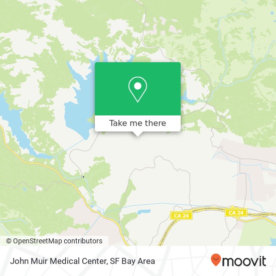 John Muir Medical Center map