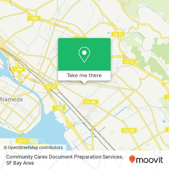 Community Cares Document Preparation Services map