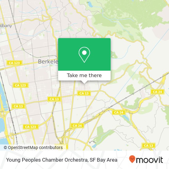 Mapa de Young Peoples Chamber Orchestra