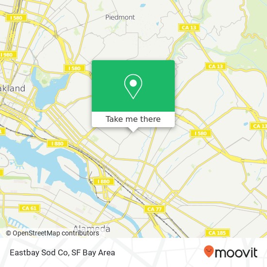 Eastbay Sod Co map