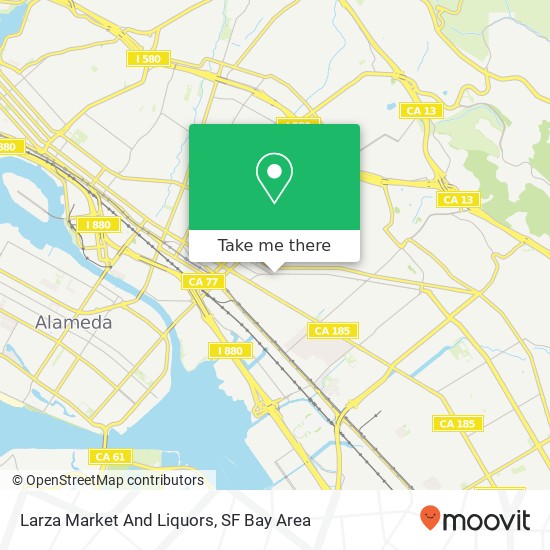Larza Market And Liquors map