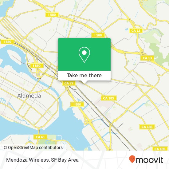 Mapa de Mendoza Wireless