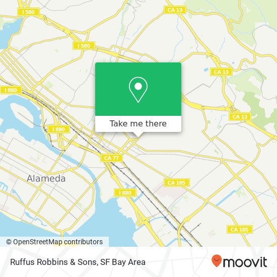 Ruffus Robbins & Sons map