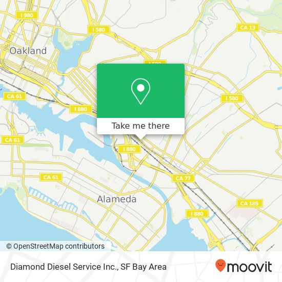 Diamond Diesel Service Inc. map