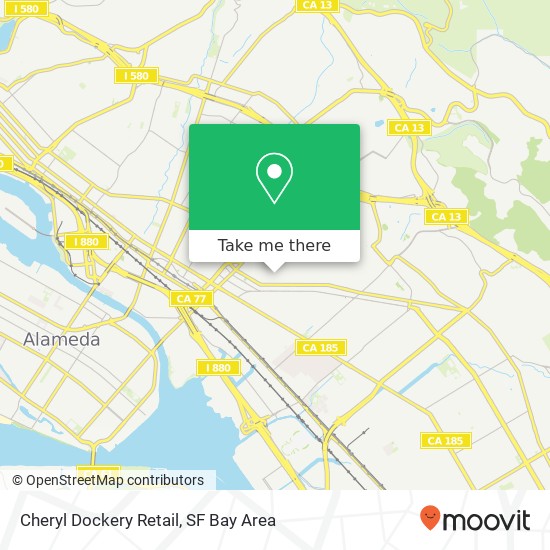 Mapa de Cheryl Dockery Retail