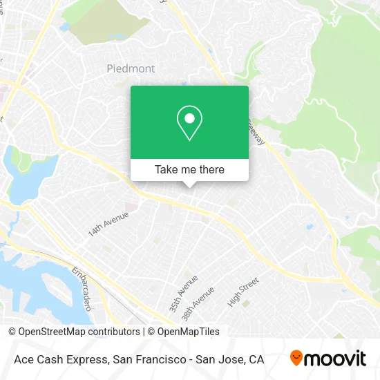 Ace Cash Express map