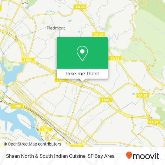 Mapa de Shaan North & South Indian Cuisine