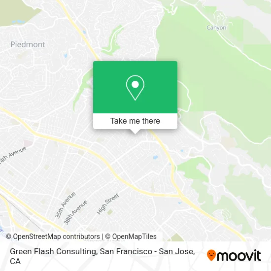 Green Flash Consulting map