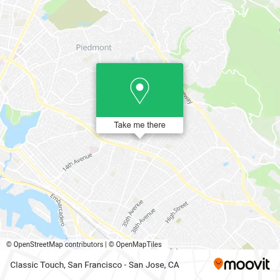 Classic Touch map