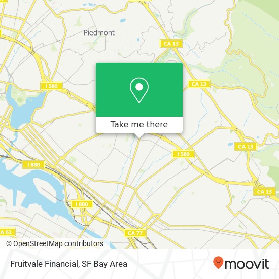 Mapa de Fruitvale Financial