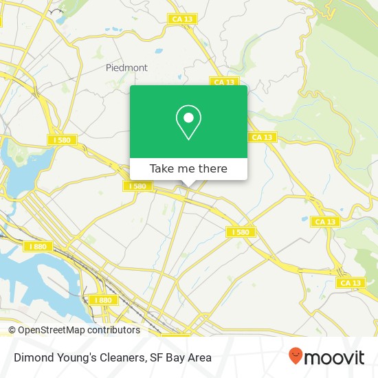 Dimond Young's Cleaners map