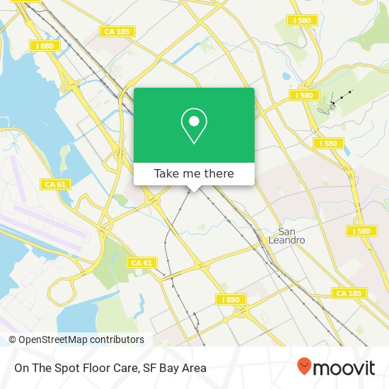 On The Spot Floor Care map