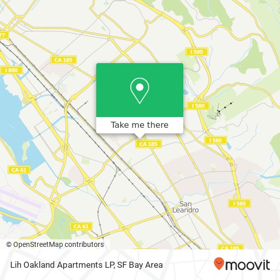 Lih Oakland Apartments LP map