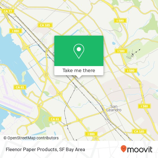 Fleenor Paper Products map