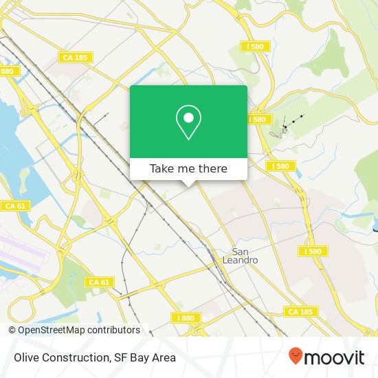 Olive Construction map