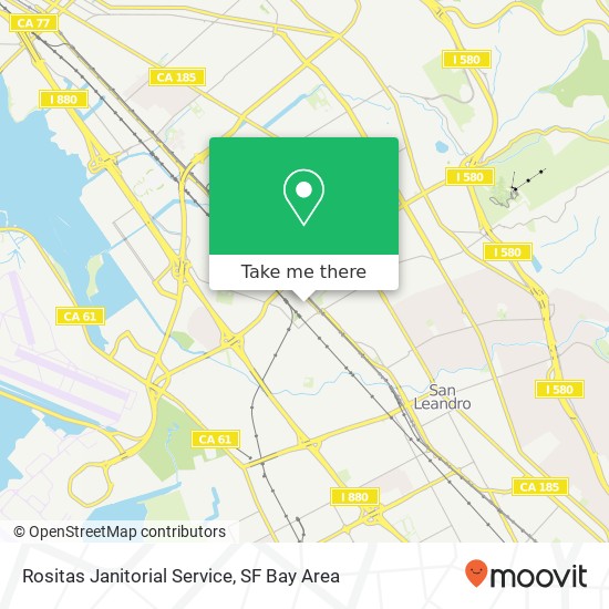 Rositas Janitorial Service map