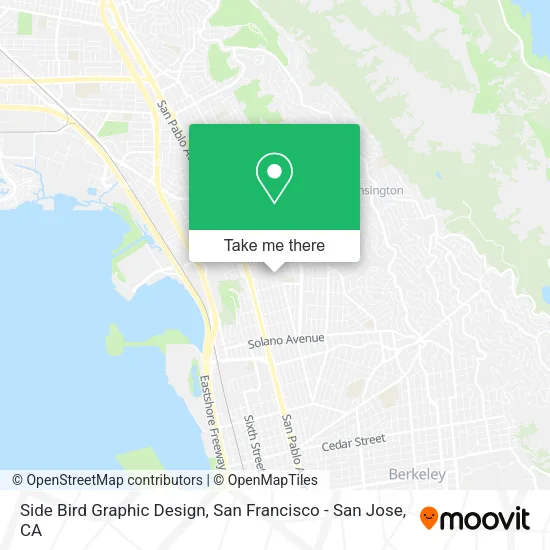 Side Bird Graphic Design map