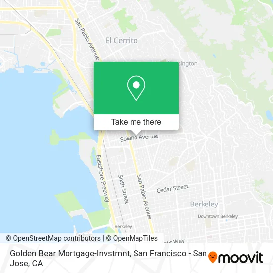 Mapa de Golden Bear Mortgage-Invstmnt