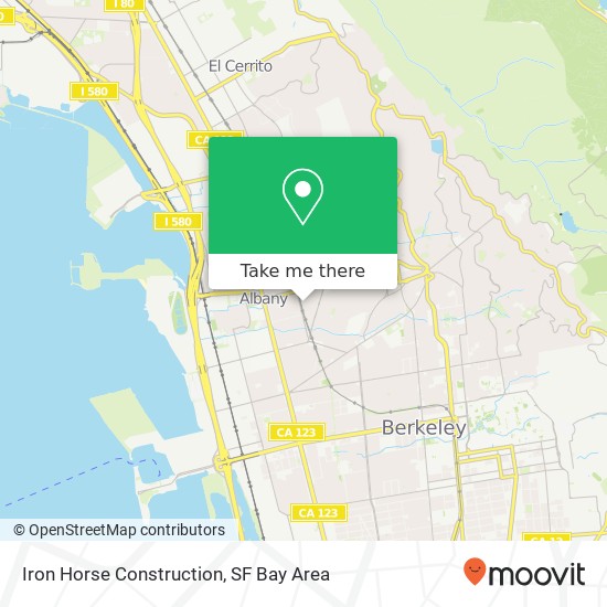 Iron Horse Construction map