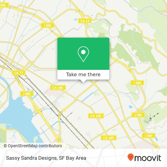 Sassy Sandra Designs map