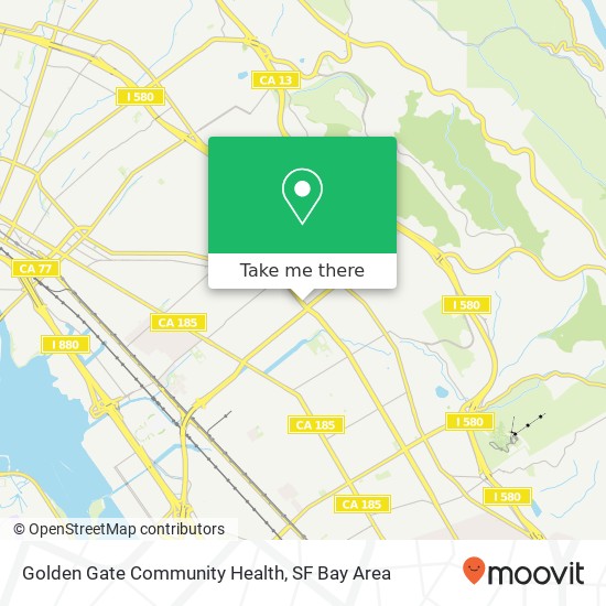 Mapa de Golden Gate Community Health