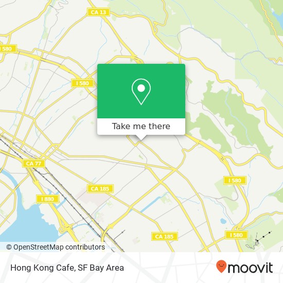 Hong Kong Cafe map