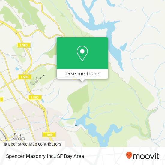 Mapa de Spencer Masonry Inc.
