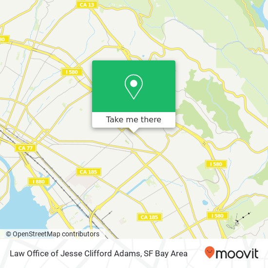 Mapa de Law Office of Jesse Clifford Adams