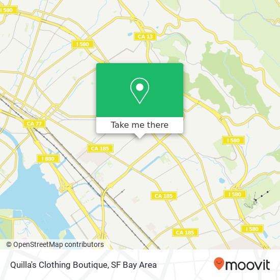 Quilla's Clothing Boutique map