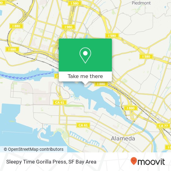 Mapa de Sleepy Time Gorilla Press