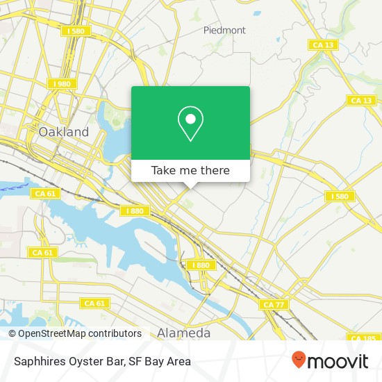 Saphhires Oyster Bar map