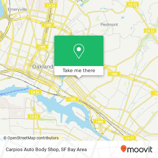 Carpios Auto Body Shop map