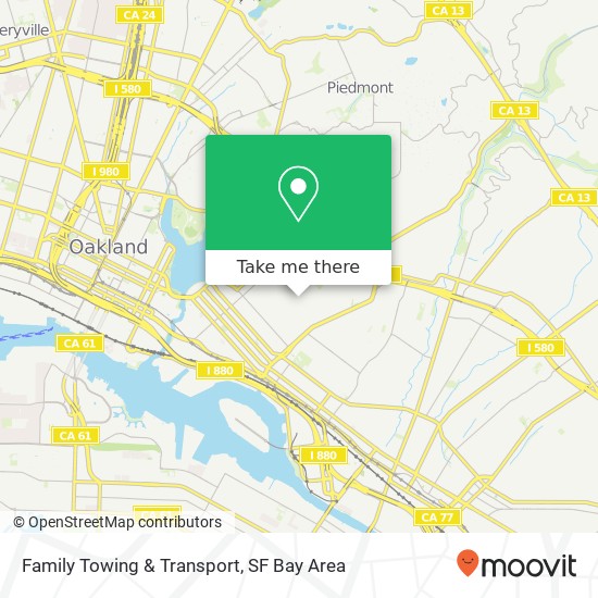Mapa de Family Towing & Transport