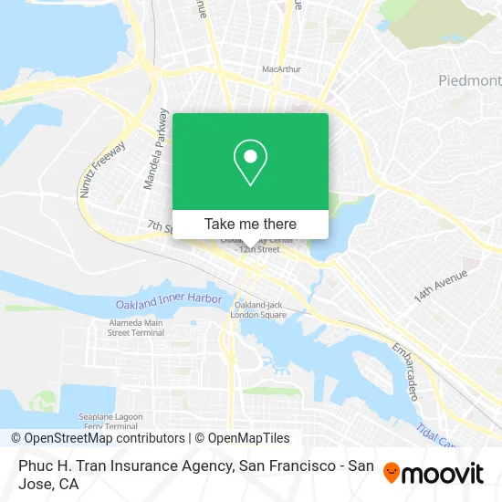 Phuc H. Tran Insurance Agency map