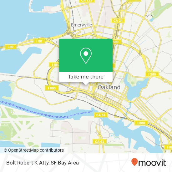 Mapa de Bolt Robert K Atty