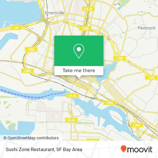 Sushi Zone Restaurant map