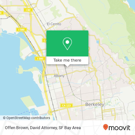 Mapa de Offen Brown, David Attorney