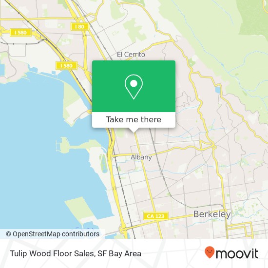 Tulip Wood Floor Sales map