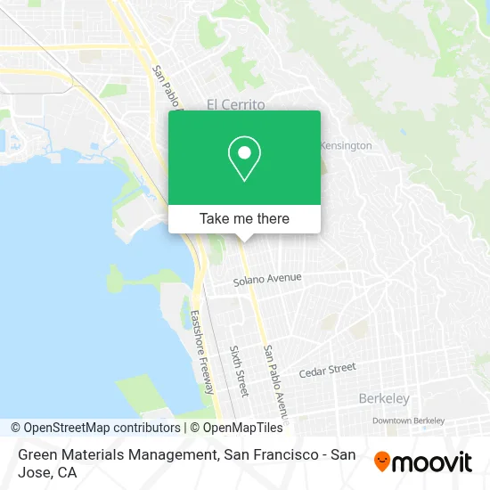 Green Materials Management map