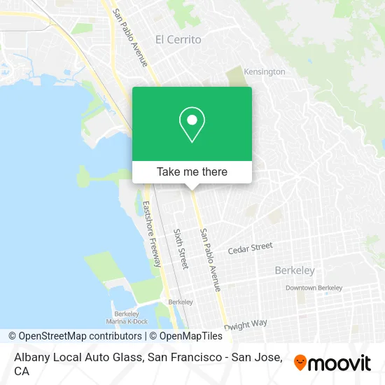 Mapa de Albany Local Auto Glass