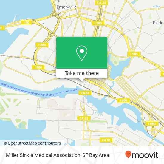 Miller Sinkle Medical Association map