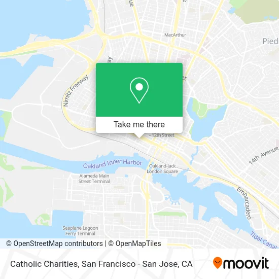 Catholic Charities map