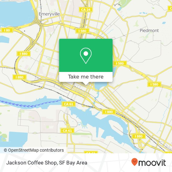 Jackson Coffee Shop map