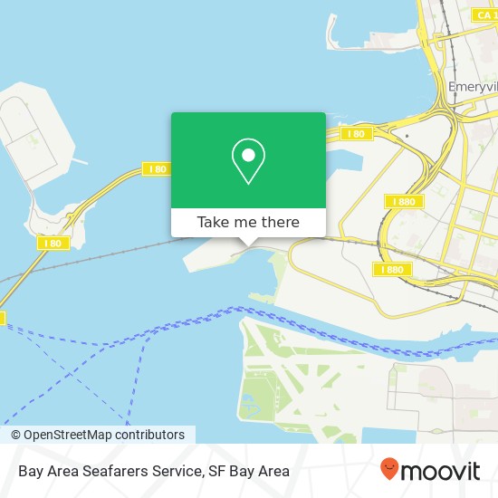 Bay Area Seafarers Service map