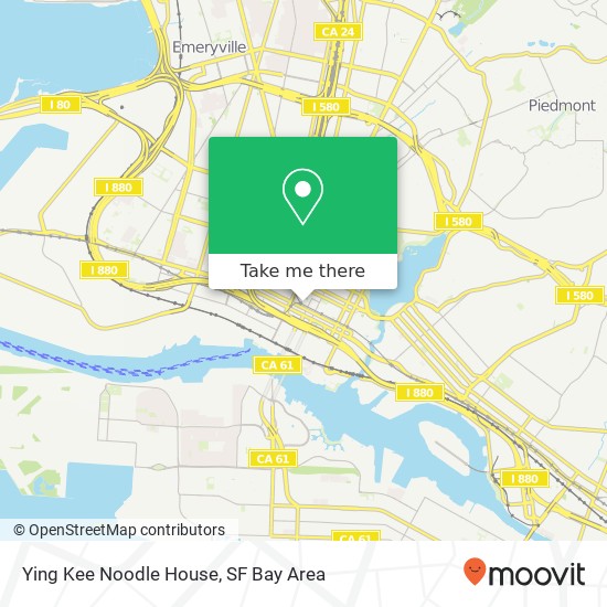 Mapa de Ying Kee Noodle House