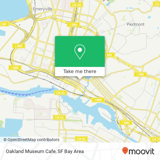 Mapa de Oakland Museum Cafe