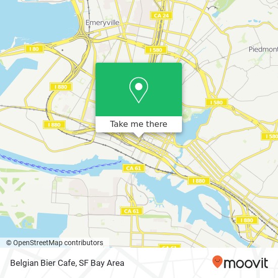 Belgian Bier Cafe map