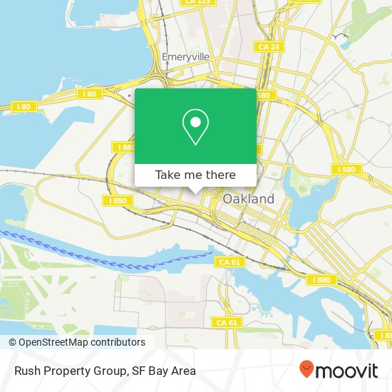 Rush Property Group map
