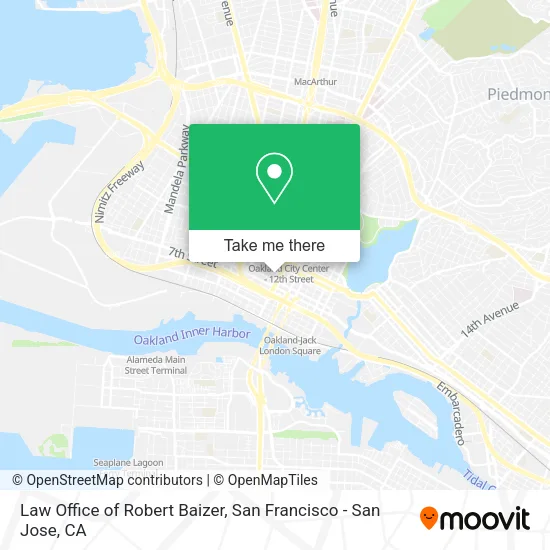Mapa de Law Office of Robert Baizer